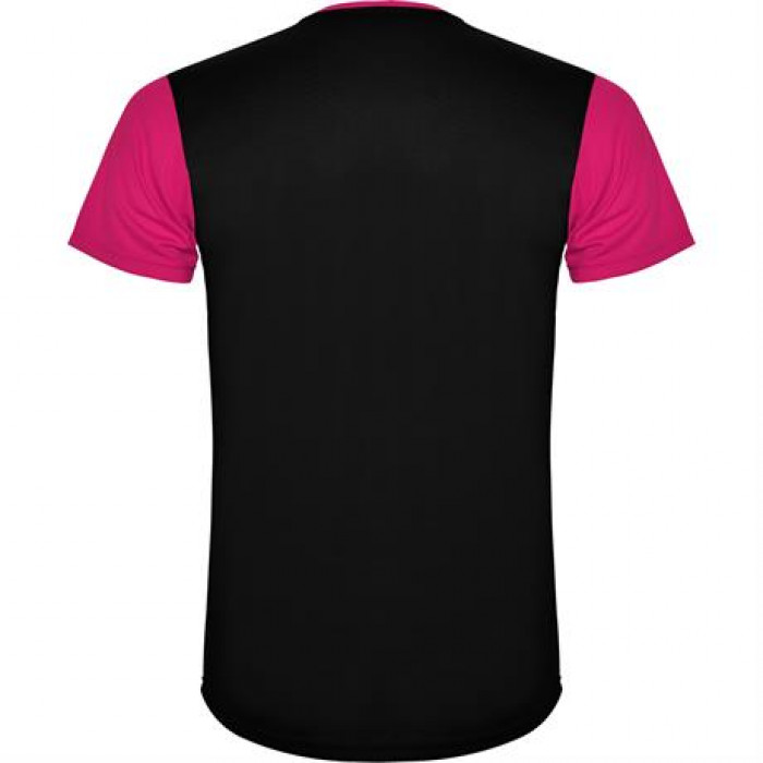 Спортивная футболка DETROIT мужская, ФУКСИЯ/ЧЕРНЫЙ 2XL