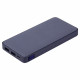 Внешний аккумулятор (powerbank) «WeCharge Velvet», 10 000 mAH, 5V -2A , c цифровым дисплеем для контроля заряда, темно-синий Внешний аккумулятор (powerbank) «WeCharge Velvet», 10 000 mAH, 5V -2A , c цифровым дисплеем для контроля заряда, темно-синий