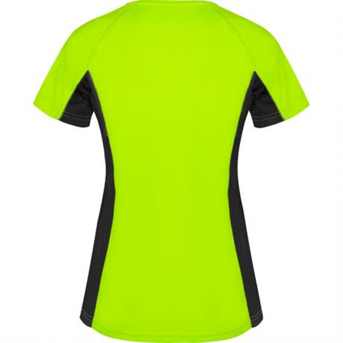Спортивная футболка SHANGHAI WOMAN женская, ФЛУОРЕСЦЕНТНЫЙ ЗЕЛЕНЫЙ/ЧЕРНЫЙ 2XL