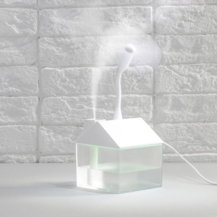 Светодиодный USB увлажнитель Home, белый Светодиодный USB увлажнитель Home, белый