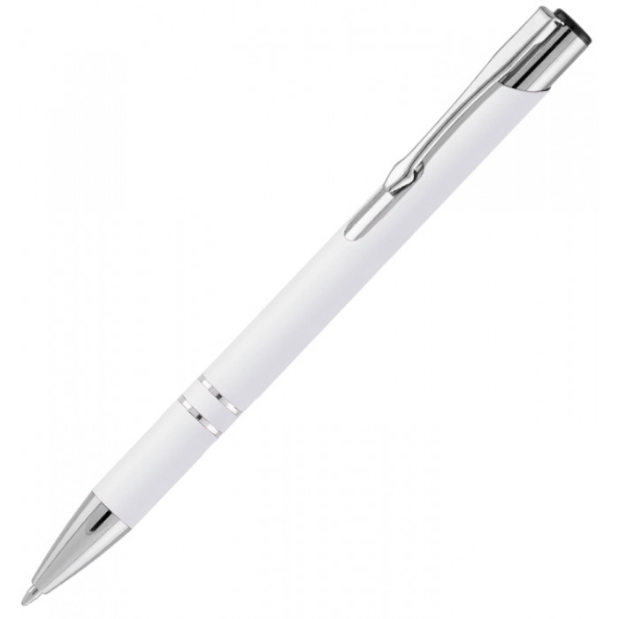 Ручка шариковая Legend Soft Touch Requis , белая