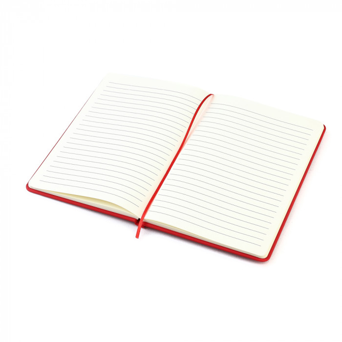 Блокнот A5 Monte в твёрдом переплёте, красный