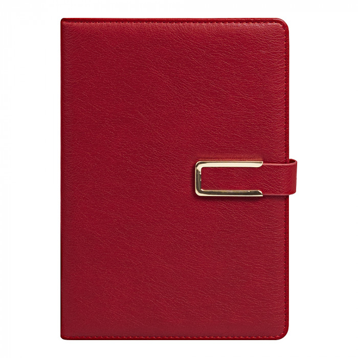 Ежедневник City Bary Mocco A5 в подарочной коробке, бордовый с золотистым, недатированный, в твердой обложке
