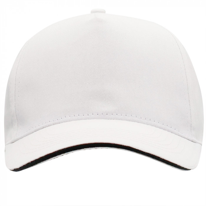 Бейсболка 5-панельная ERIS, Белый