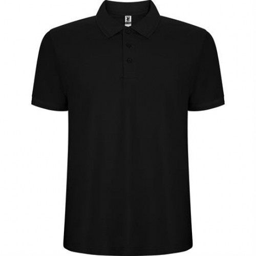 Футболка поло PEGASO PREMIUM мужская, ЧЕРНЫЙ 2XL