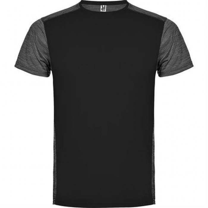 Спортивная футболка ZOLDER мужская, ЧЕРНЫЙ/ПЁСТРЫЙ ЧЕРНЫЙ 2XL