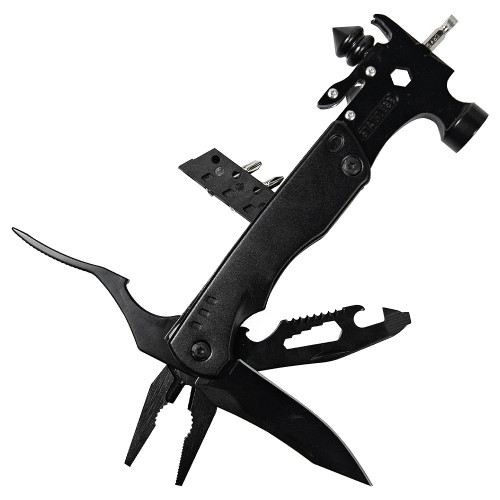 Мультитул Tools Kingston, черный, в подарочной коробке с чехлом