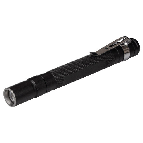 Фонарь Tools Dinan, алюминиевый, с клипсой, черный