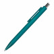 Ручка шариковая Snap Requis, матовая, металлическая, бирюзовая/серебристая