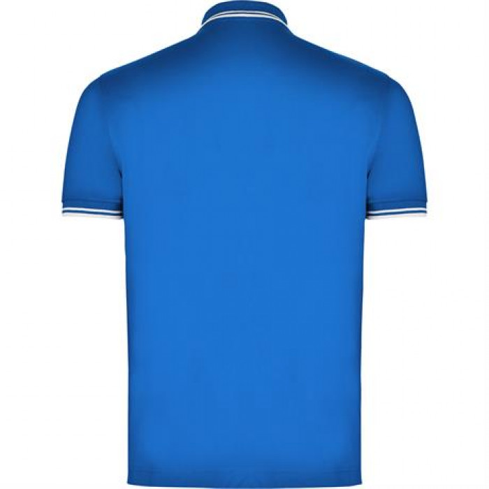 Футболка поло MONTREAL мужская, КОРОЛЕВСКИЙ СИНИЙ/БЕЛЫЙ 2XL