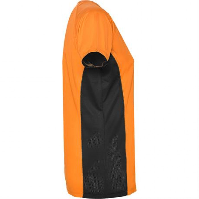 Спортивная футболка SHANGHAI WOMAN женская, ФЛУОРЕСЦЕНТНЫЙ ОРАНЖЕВЫЙ/ЧЕРНЫЙ 2XL