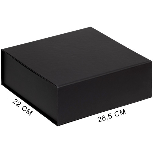 Подарочная коробка, размер 25*21*9,5 см, Solution Prestige Grande Fabrique  с магнитным клапаном, черная