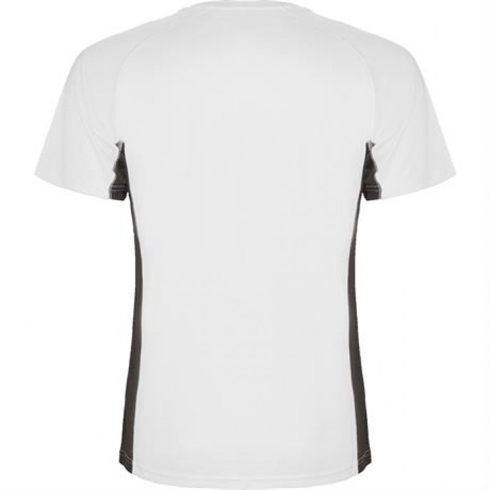 Спортивная футболка SHANGHAI мужская, БЕЛЫЙ/ТЕМНЫЙ ГРАФИТ 2XL