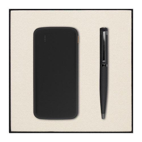 Набор подарочный Solution Superior Duo (внешний аккумулятор «Universal», ручка Attashe)