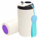 Термокружка Ashly To Go, белая/бирюзовая/фиолетовая Термокружка Ashly To Go, белая/бирюзовая/фиолетовая