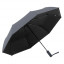 Зонт складной автоматический Forest Nautilus Bicolour диаметр 117 см, темно-серый/черный, в подарочной коробке