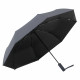 Зонт складной автоматический Forest Nautilus Bicolour диаметр 117 см, темно-серый/черный, в подарочной коробке