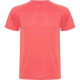 Спортивная футболка MONTECARLO мужская, КОРАЛЛОВЫЙ ФЛУОРЕСЦЕНТНЫЙ S