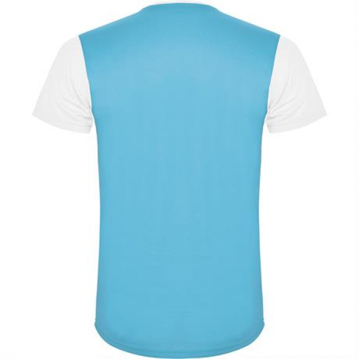 Спортивная футболка DETROIT мужская, БЕЛЫЙ/БИРЮЗОВЫЙ 2XL