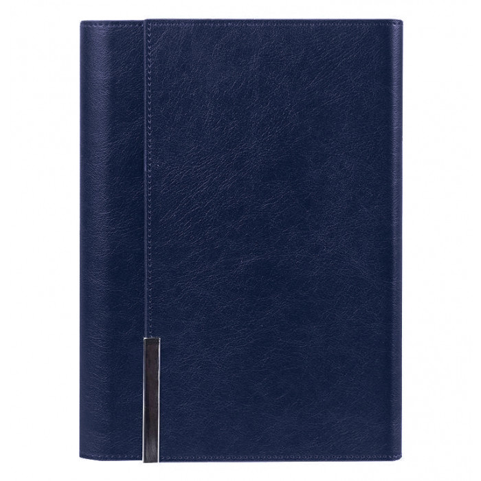 Ежедневник в суперобложке Country Liberty Mocca A5+, темно-синий, недатированный, в твердой обложке