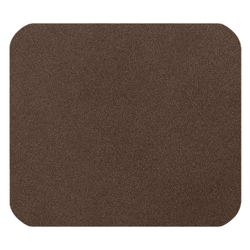 Шеврон Rectangle NUBA размер 40*35 мм, коричневый, со скругленными углами