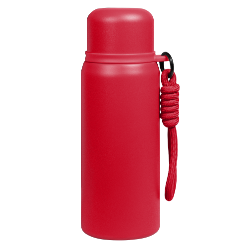 Термос вакуумный стальной La Vie с ремувкой  двухстеночный 500 мл матовый в подарочной упаковке, красный