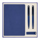 Набор подарочный Solution Prestige Quardo ( ежедневник, флешка, шариковая ручка, ручка роллер), синий Набор подарочный Solution Prestige Quardo ( ежедневник, флешка, шариковая ручка, ручка роллер), синий
