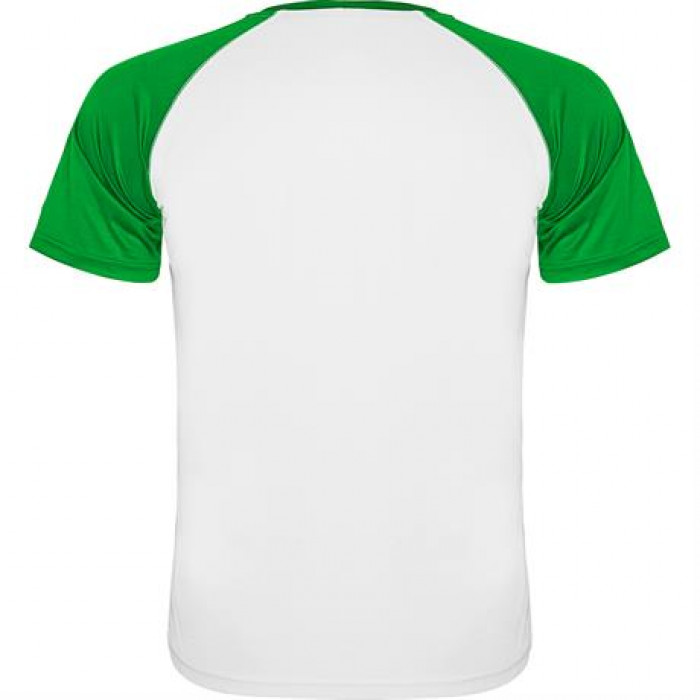 Спортивная футболка INDIANAPOLIS мужская, БЕЛЫЙ/ПАПАРОТНИКОВЫЙ 2XL