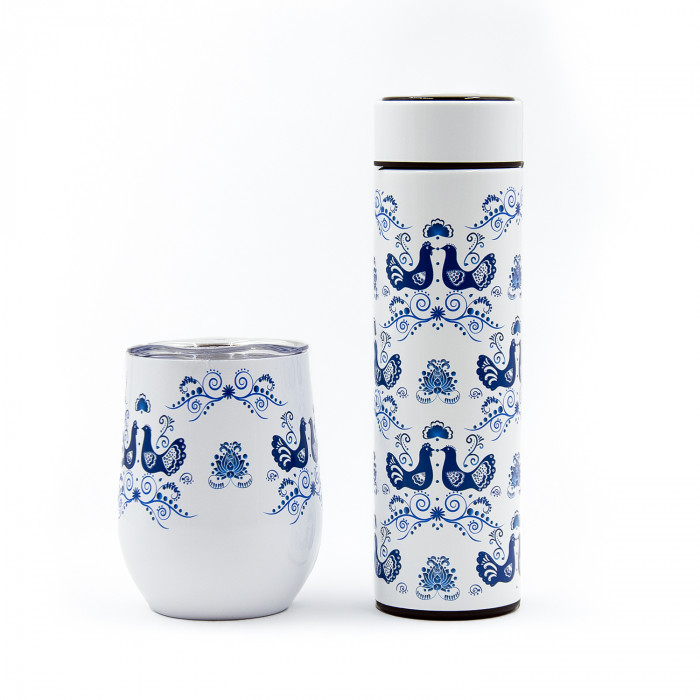 Термос Reactor с датчиком температуры (белый)