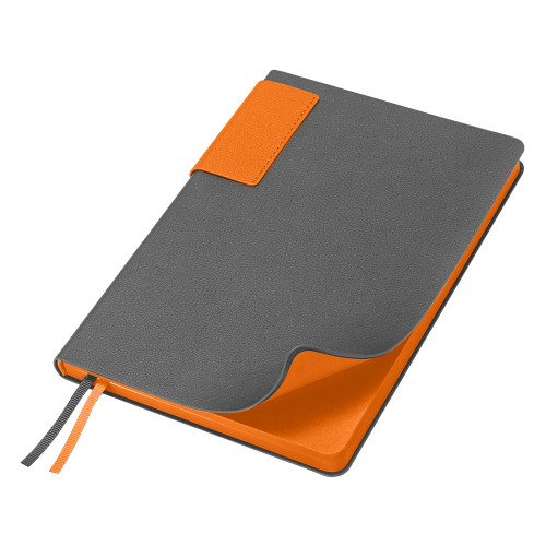 Flexy Star Sivilia Grey Edition Color А5 серо-оранжевый, недатированный в гибкой обложке