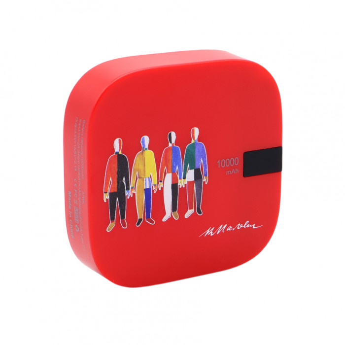 Внешний аккумулятор Revil, 10000 mAh, красный Внешний аккумулятор Revil, 10000 mAh, красный
