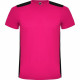 Спортивная футболка DETROIT мужская, ФУКСИЯ/ЧЕРНЫЙ 2XL