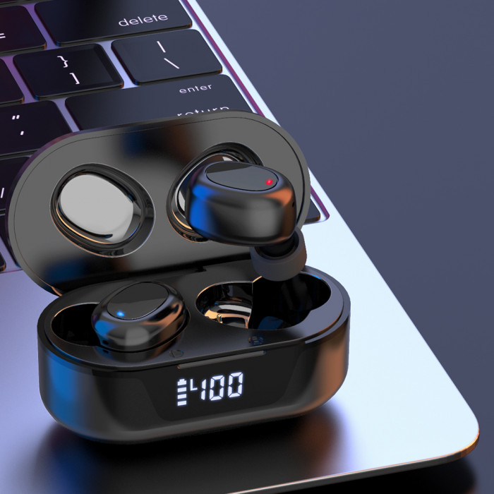 Наушники беспроводные Bluetooth Gubber TW16, черные Наушники беспроводные Bluetooth Gubber TW16, черные