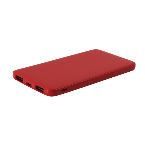 Внешний аккумулятор Bplanner Power 1 ST, софт-тач, 5000 mAh (Красный)