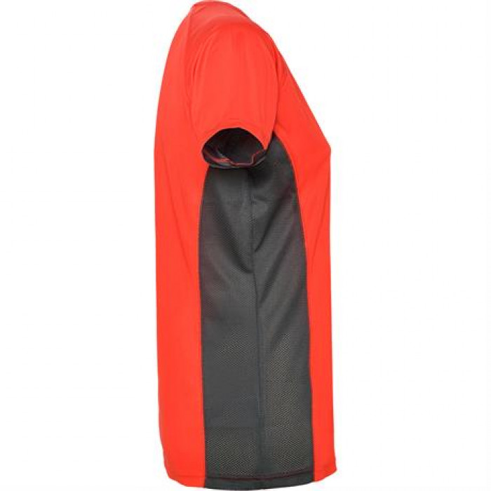 Спортивная футболка SHANGHAI WOMAN женская, КРАСНЫЙ/ТЕМНЫЙ ГРАФИТ 2XL