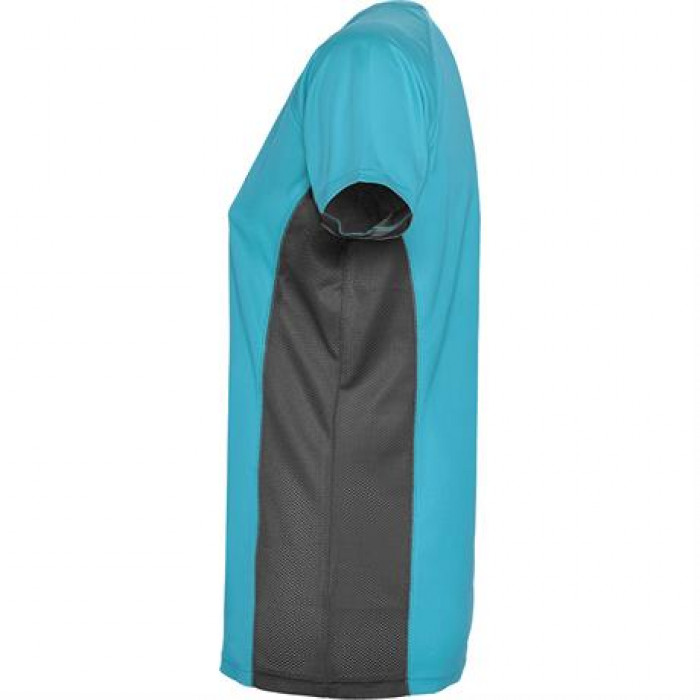 Спортивная футболка SHANGHAI WOMAN женская, БИРЮЗОВЫЙ/ТЕМНЫЙ ГРАФИТ 2XL