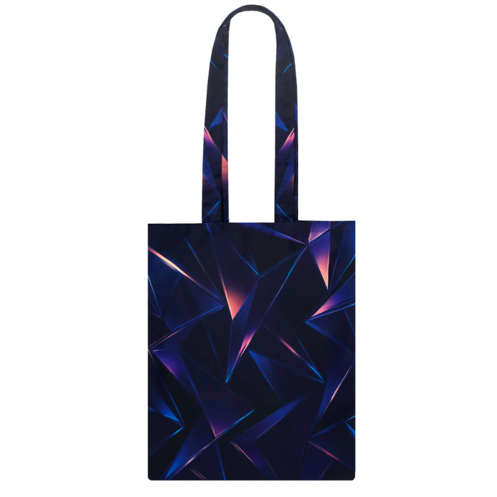 Сумка для покупок Бэлли с полноцветной печатью, длина ручек 70 см