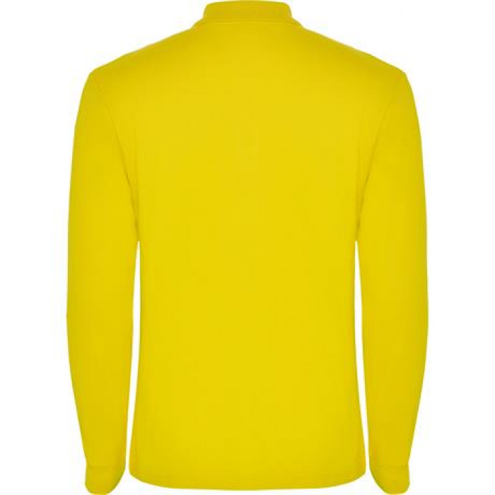 Футболка поло ESTRELLA L/S мужская, ЖЕЛТЫЙ 2XL