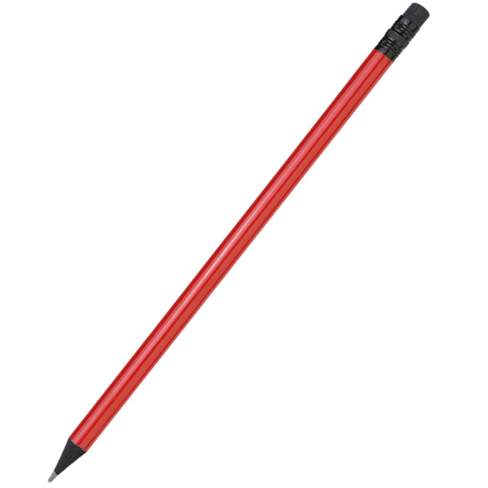 Карандаш с цветным корпусом Negro, красный