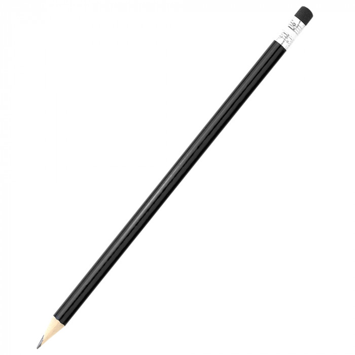 Карандаш с цветным корпусом Largo, черный