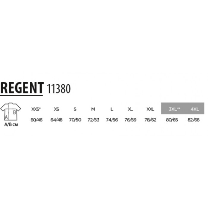Фуфайка (футболка) REGENT мужская, темно-зеленый (264), S