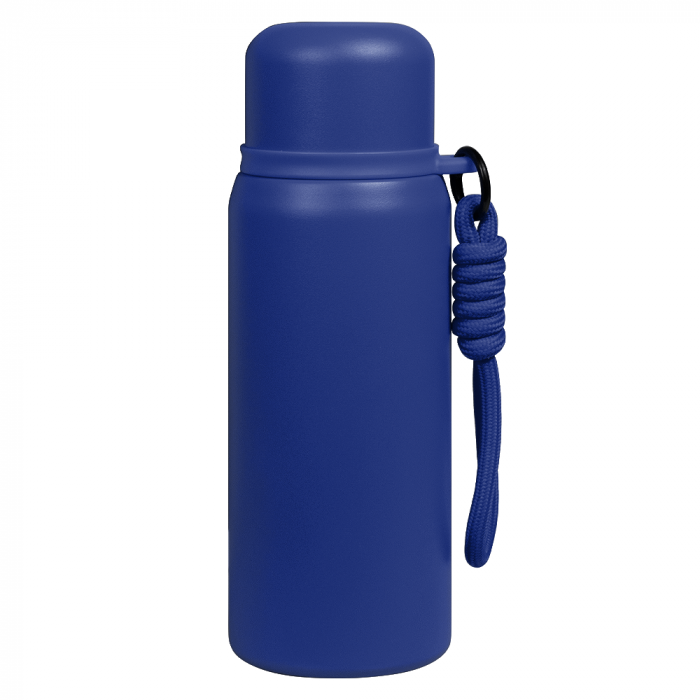 Термос вакуумный стальной La Vie с ремувкой  двухстеночный 500 мл матовый в подарочной упаковке, синий