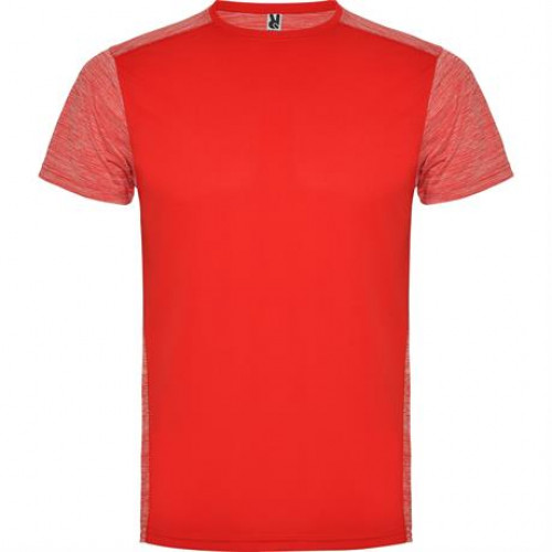 Спортивная футболка ZOLDER мужская, КРАСНЫЙ/ПЁСТРЫЙ КРАСНЫЙ 2XL