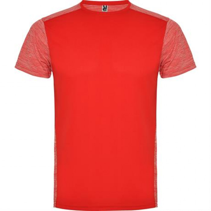 Спортивная футболка ZOLDER мужская, КРАСНЫЙ/ПЁСТРЫЙ КРАСНЫЙ 2XL