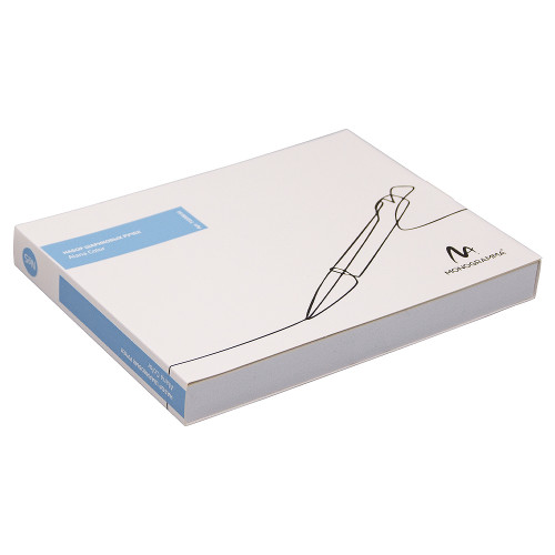 Набор шариковых ручек Print Sample №5  Alana Color (9 штук) в футляре