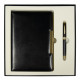 Набор подарочный Solution Duo (ежедневник City Moderna Pristine, ручка Gamma) черный с золотом Набор подарочный Solution Duo (ежедневник City Moderna Pristine, ручка Gamma) черный с золотом