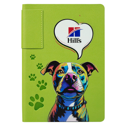 Ежедневник Flexy Star Sivilia Print Sample Hills А5, салатовый, недатированный, в гибкой обложке