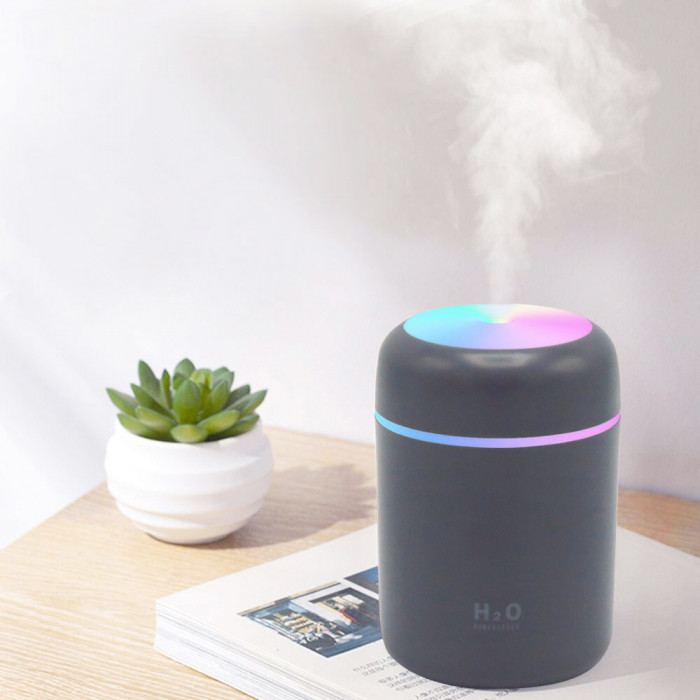 Светодиодный USB увлажнитель Aroma, серый Светодиодный USB увлажнитель Aroma, серый