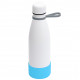 Термобутылка герметичная вакуумная Olivia To Go, белый/серый/бирюзовый