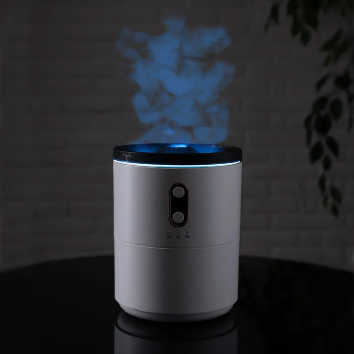 Светодиодный USB увлажнитель Volcano, белый Светодиодный USB увлажнитель Volcano, белый